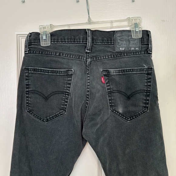 Levi 512 Slim Taper Jeans - 29 x 32  Black - Men's Denim - Picture 6 of 13